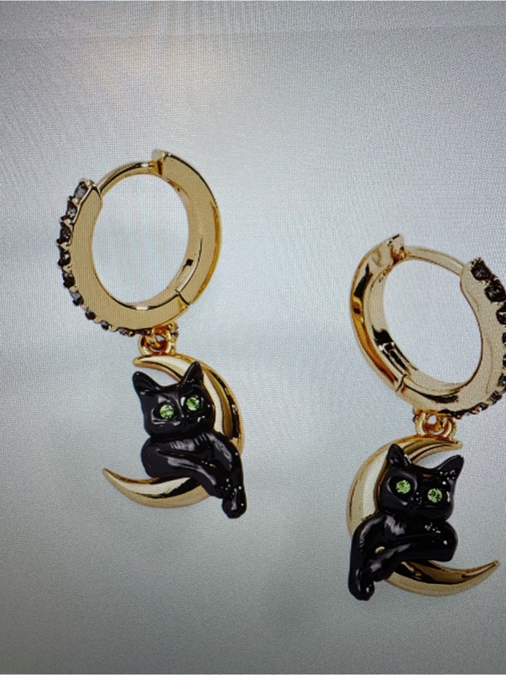 Alex and Ani Celestial Cat Huggie Earring